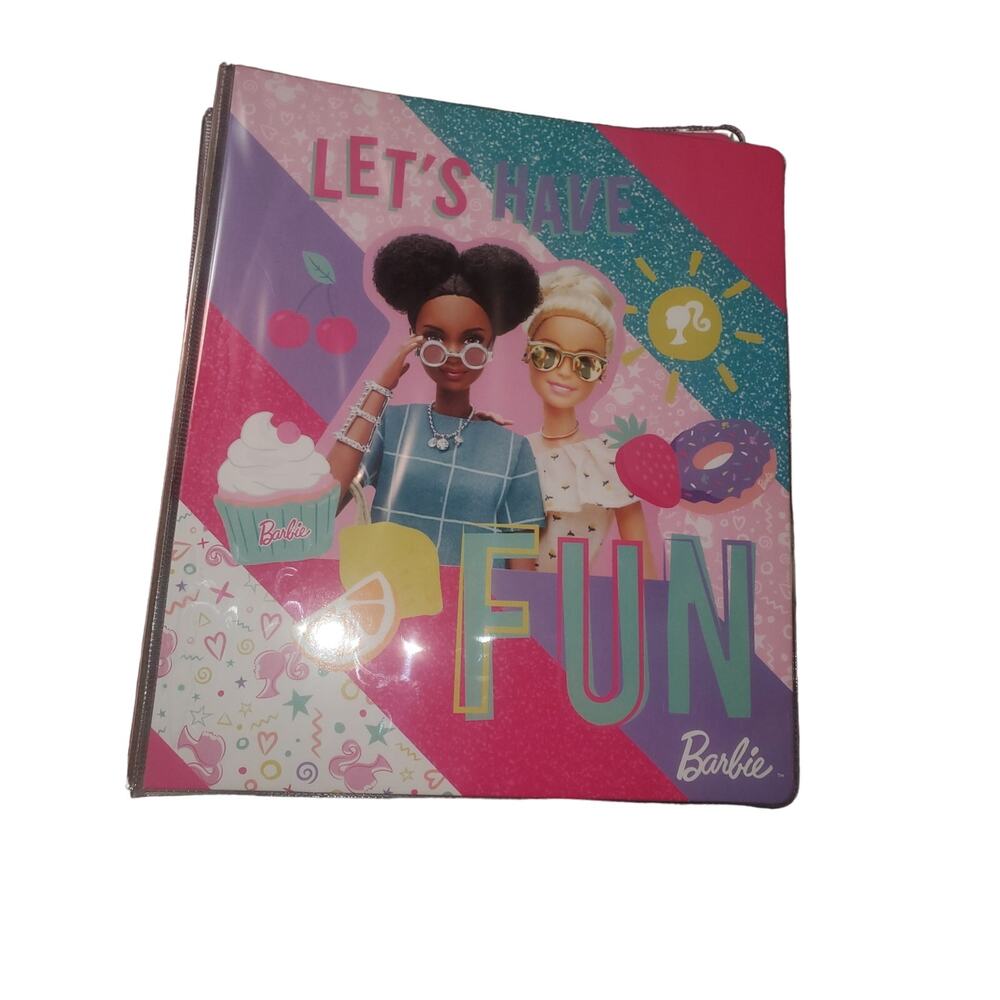 Barbie three-ring binder